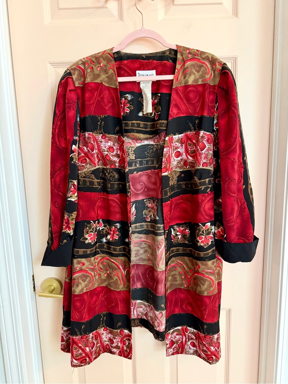Red vintage periwinkle jacket